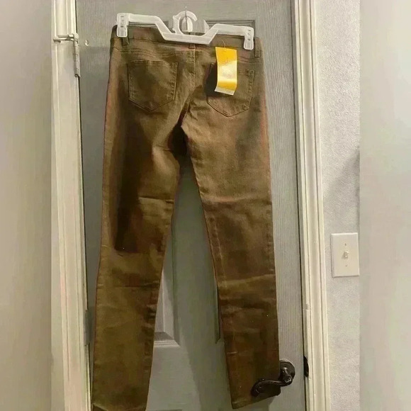 Emperial Premium Denim Skinny Stretchy jeans in brown NWT Juniors  size 11 - Picture 4 of 7